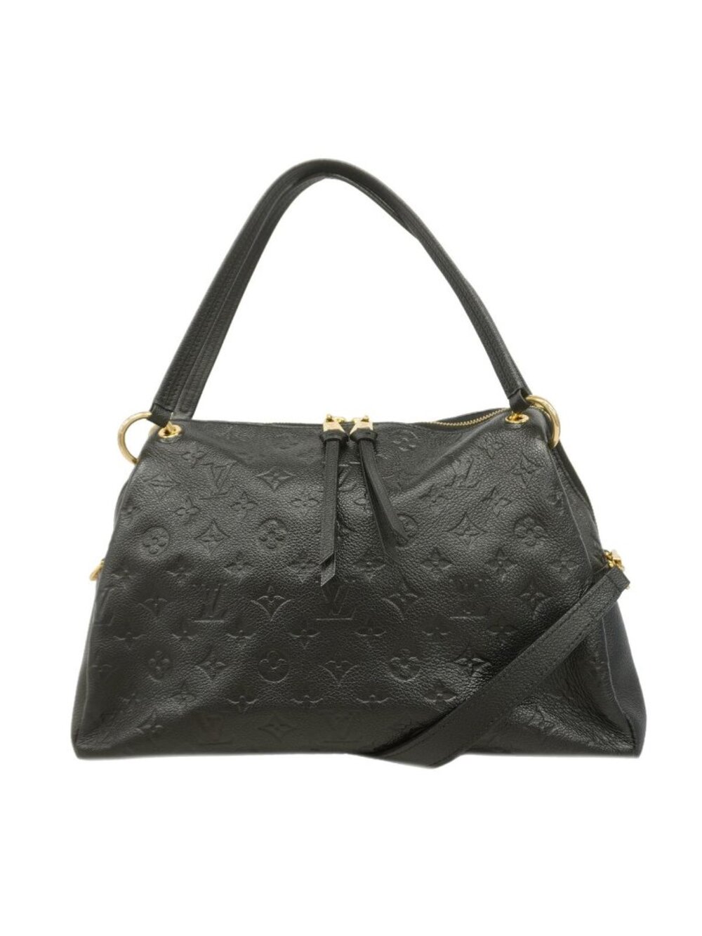 Louis Vuitton Shoulder Bag Monogram Empreinte Ponthu PM Noir 2-Way
